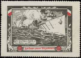 Die deutschen Schiffe in den Häfen von Algier