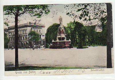 Berlin Tiergarten Rolandbrunnen 1905