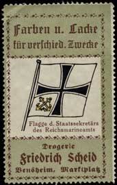 Flagge des Staatssekretärs des Reichsmarineamts