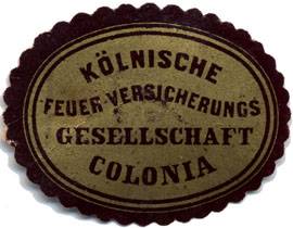 Kölnische Feuer - Versicherungs Gesellschaft Colonia