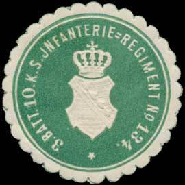 3. Battaillon 10. K.S. Infanterie-Regiment No. 134