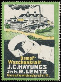 Fabrikansicht Dampfwaschanstalt J.C. Hayungs