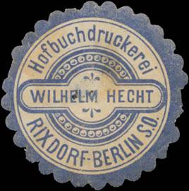 Hofbuchdruckerei Wilhelm Hecht