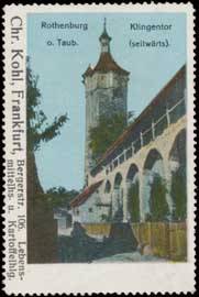 Rothenburg o.T. Klingentor