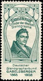 Gabelsberger Erfinder der deutschen Stenographie