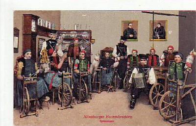 Altenburg Bauerntrachten Spinnstube ca 1910