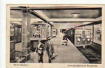 Berlin Neukölln U-Bahn Bergstraße 1926