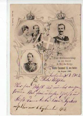Adel Monarchie König Victor Emanuel von Italien 1902