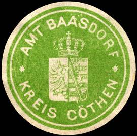 Amt Baasdorf - Kreis Cöthen