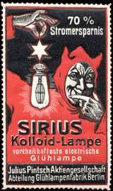 Sirius Kolloid-Lampe