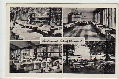Berlin Wannsee Restaurant Schloss ca 1940