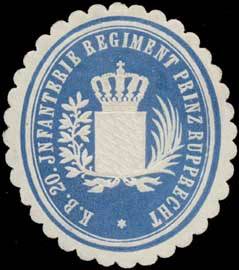 K. Bay. 20. Infanterie Regiment Prinz Rupprecht