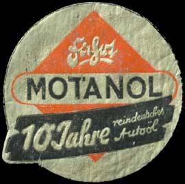10 Jahre Motanol reindeutsches Autoöl