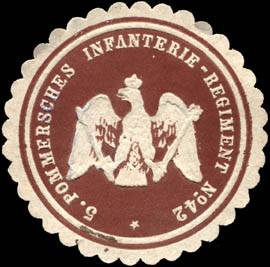 5. Pommersches Infanterie - Regiment No. 42
