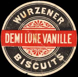 Wurzener Biscuits - Demi lune Vanille