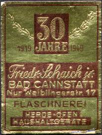30 Jahre Friedrich Schaich jr. Flaschnerei, Herde - Öfen, Haushaltgeräte