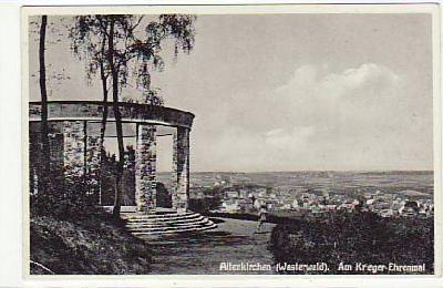 Altenkirchen Westerwald Krieger-Ehrenmal 1934