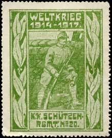 K.K. Schützen - Regiment No. 20