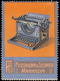Mercedes Schreibmaschine