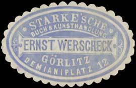 Starkesche Buch & Kunsthandlung Ernst Werscheck