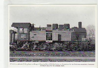 Berlin Pankow Eisenbahn Dampflok 1940 AK ca von 1980