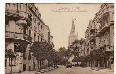 Landsberg an der Warthe Friedeberger Straße ca 1920