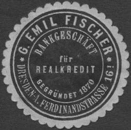 Bankgeschäft für Realkredit G. Emil Fischer
