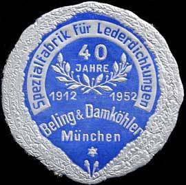 40 Jahre Beling & Damköhler - München