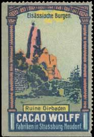 Ruine Girbaden/Elsaß