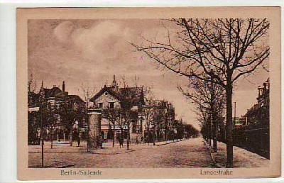 Berlin Steglitz Langestraße ca 1915