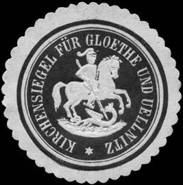 Kirchensiegel für Gloethe und Uellnitz