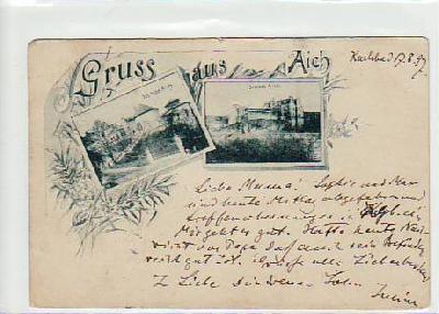 Aich Stempel Karlsbad 1897 , Österreich