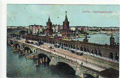 Berlin Friedrichshain Oberbaumbrücke 1912