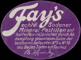 Fays echte Sodener Mineral-Pastillen