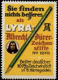 Sie finden nichts besseres als Lyra  - Albrecht Dürer Zeichenstifte