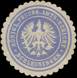 K.Pr. Amtsgericht Schleusingen