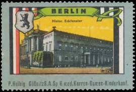 Berlin historisches Eckfenster