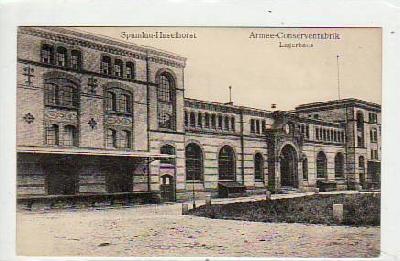 Berlin Spandau Haselhorst Armee-Conservenfabrik ca 1910