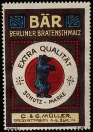 Berliner Bratenschmalz Bär