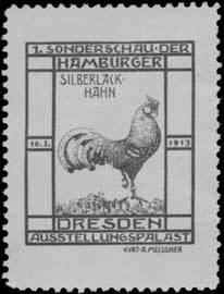 Hamburger Silberlack-Hahn