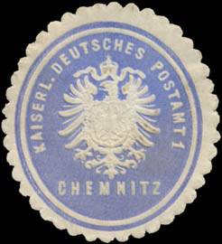 K. Deutsches Postamt 1 Chemnitz