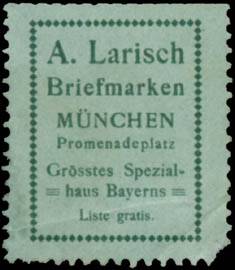 Briefmarken A. Larisch