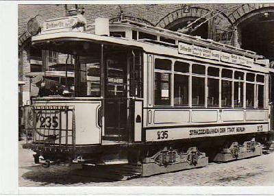 Berlin Mitte Strassenbahn Baujahr 1908 AK ca 1980
