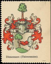 Dienemann (Thienemann) Wappen