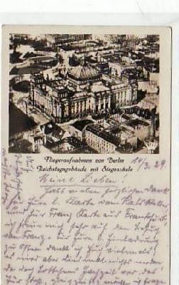 Berlin Mitte Reichstag Luftbild 1929