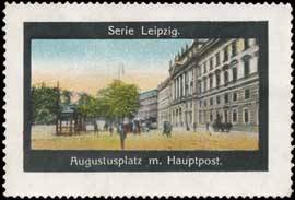 Augustusplatz mit Hauptpost