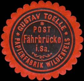 Papierfabrik Gustav Toelle