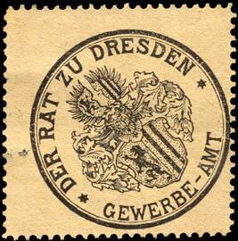 Der Rat zu Dresden - Gewerbe - Amt