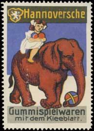 Hannoversche Gummispielwaren (Elefant)