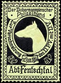 Der Dobermannpinscher - Polizeihund